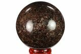 Polished Garnetite (Garnet) Sphere - Madagascar #132107-1